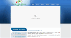 Desktop Screenshot of namosteel.co.in